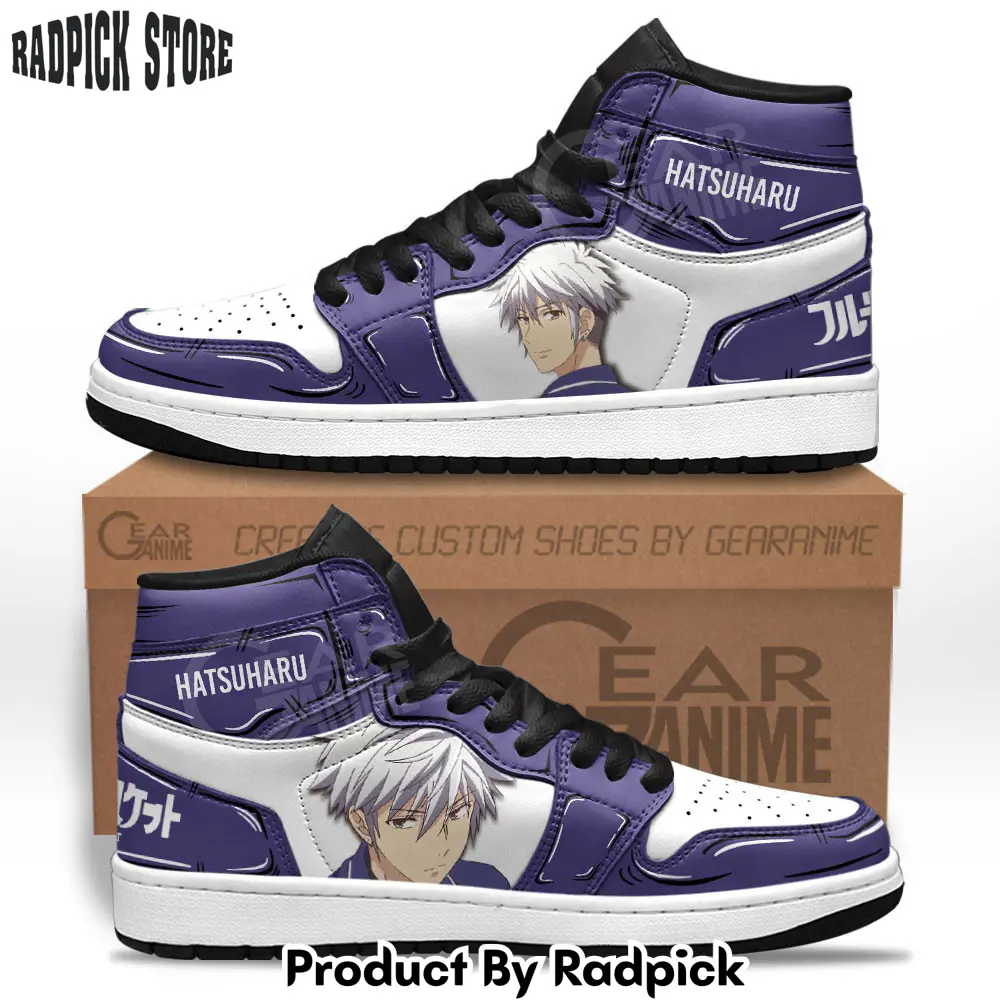 Hatsuharu sohma air jordan high top sneakers anime  rp0246410